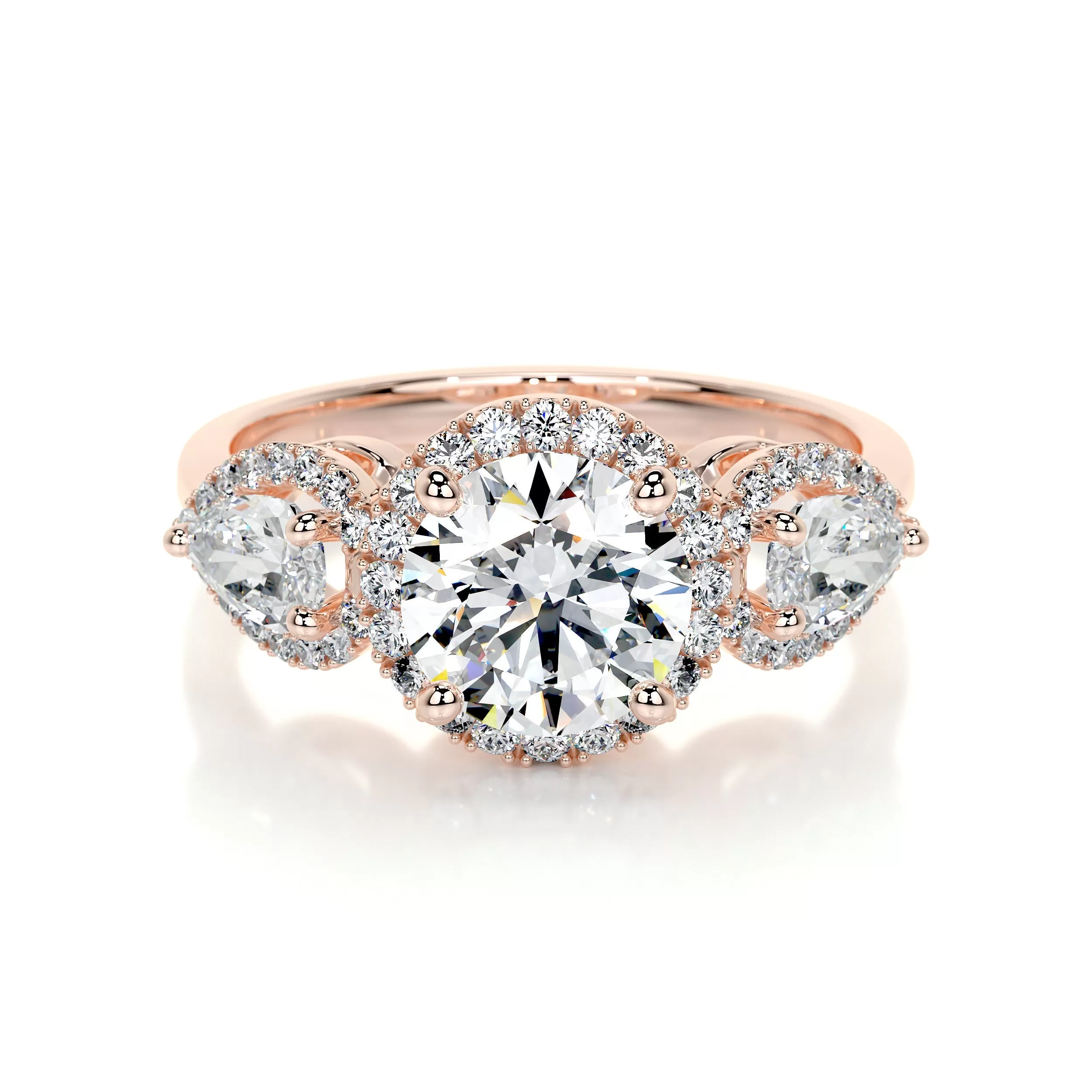 Glory Lab Grown Diamond Ring -14K Rose Gold