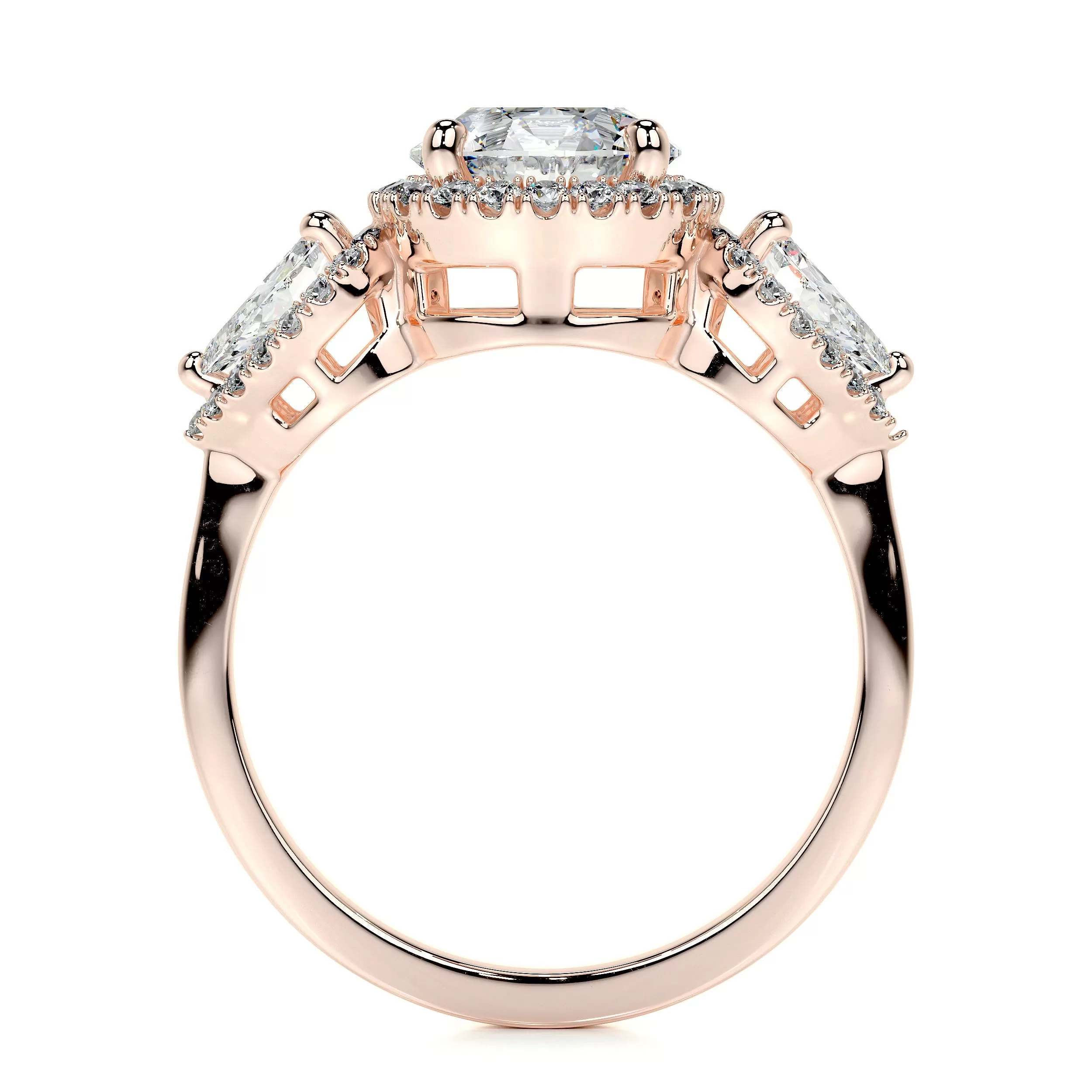 Glory Lab Grown Diamond Ring -14K Rose Gold