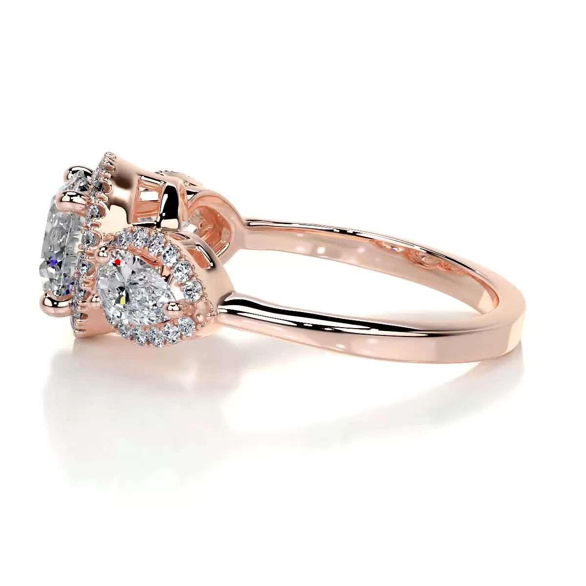 Glory Lab Grown Diamond Ring -14K Rose Gold