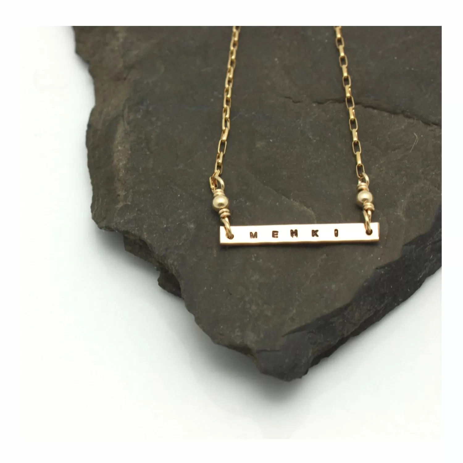 Gold Bar Necklace