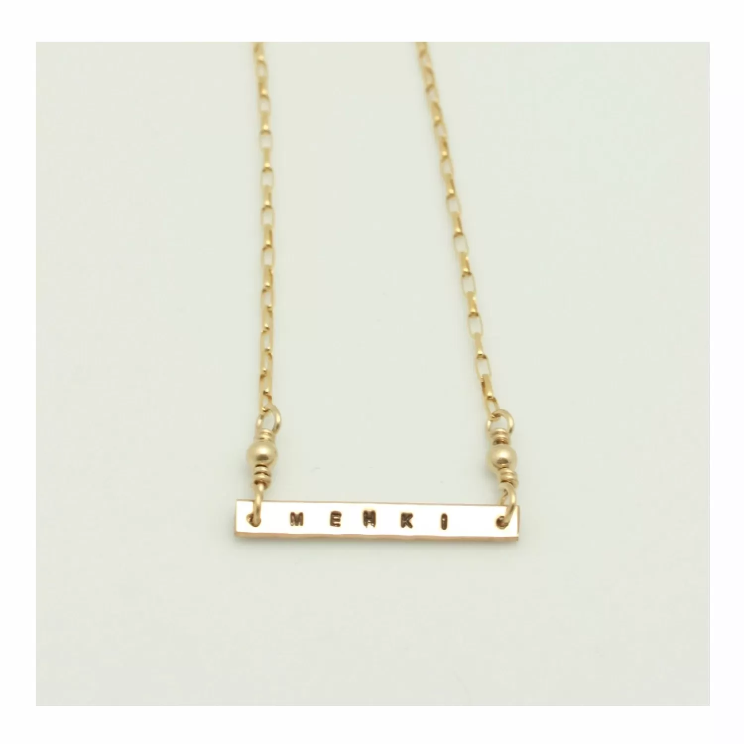 Gold Bar Necklace