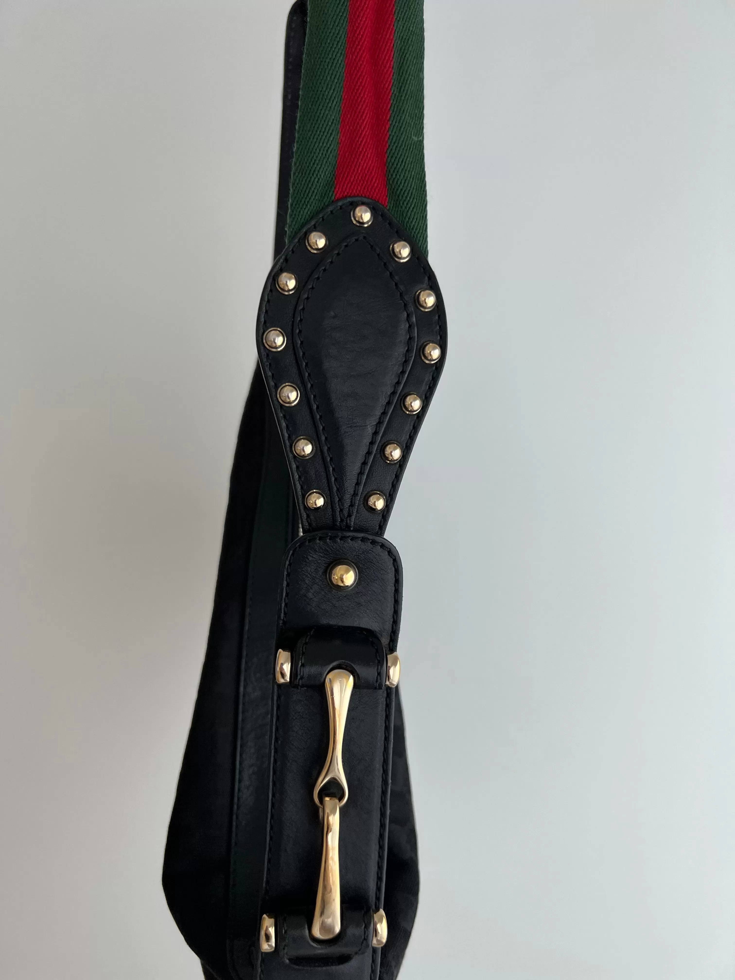 Gucci GG canvas monogram hobo crossbody bag