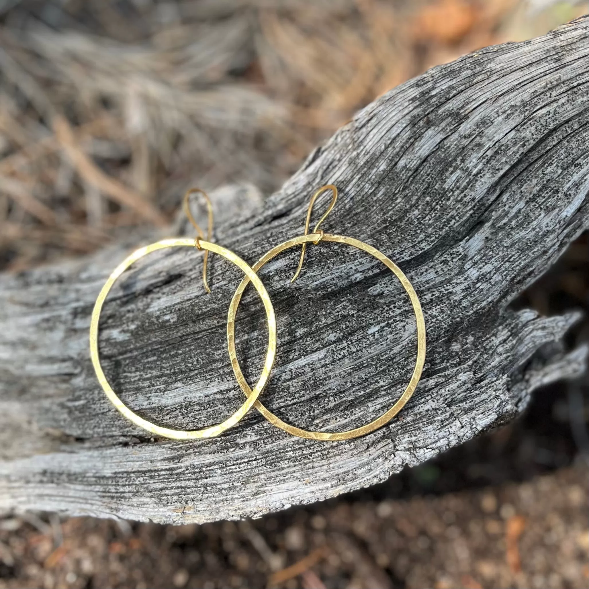 Gypsy Soul Hoop Gold Earrings