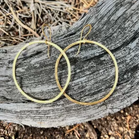 Gypsy Soul Hoop Gold Earrings