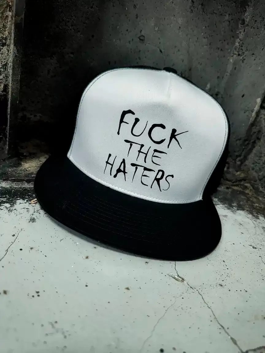 HATERS BLACK & WHITE HAT