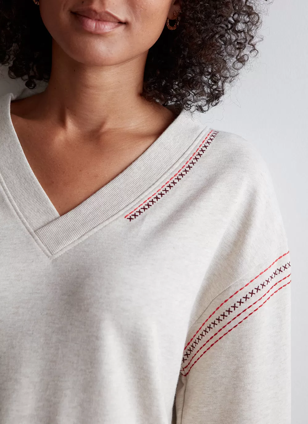 Heathered Penelope Pullover