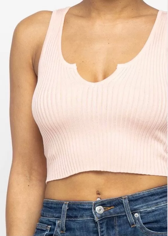 Hera Collection SLVLS Crop Top (Peach) 22381