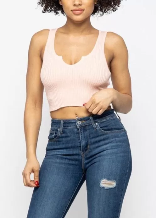 Hera Collection SLVLS Crop Top (Peach) 22381