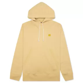 Hooded Sweatshirt - Pale Yellow/Melange