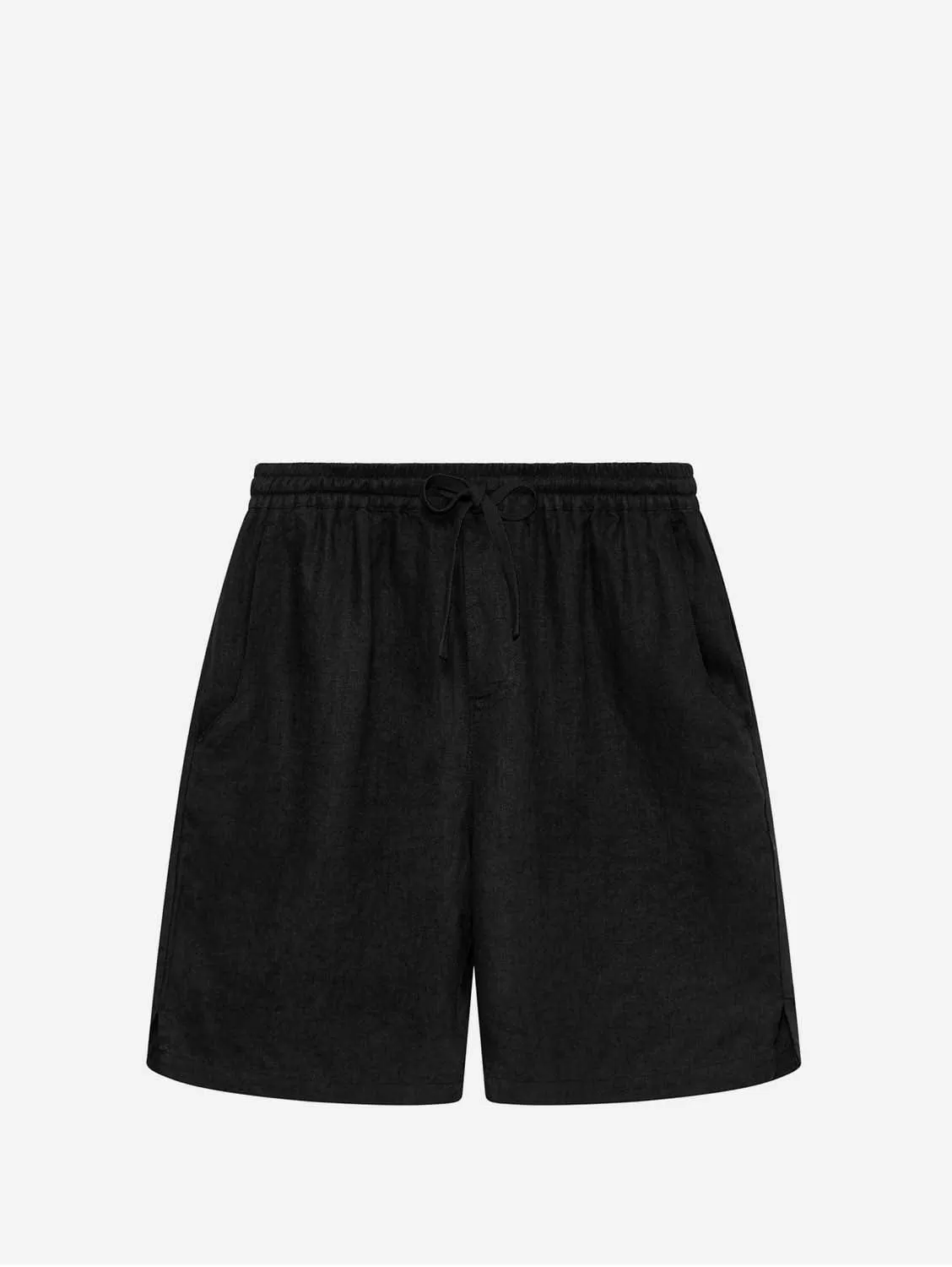 Jerry Men's Linen Shorts | Black