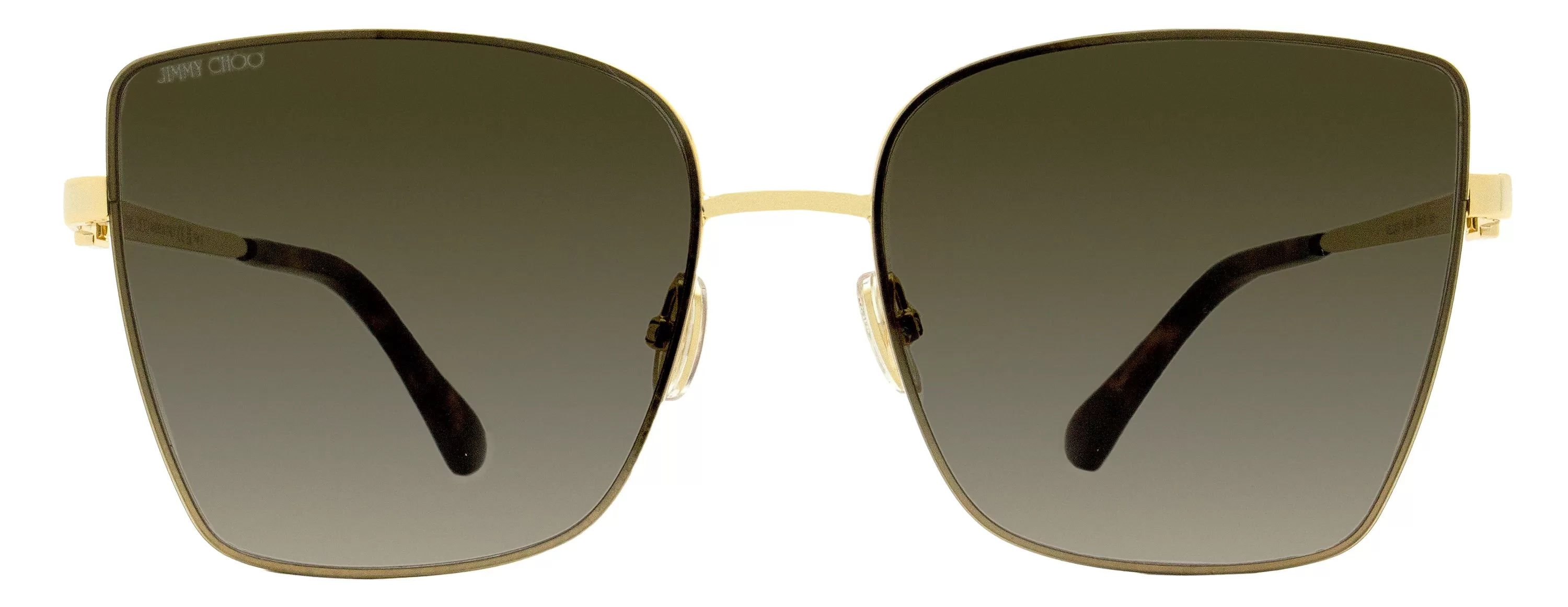 Jimmy Choo Women's Butterfly Sunglasses Vella 06JHA Gold/Havana 59mm