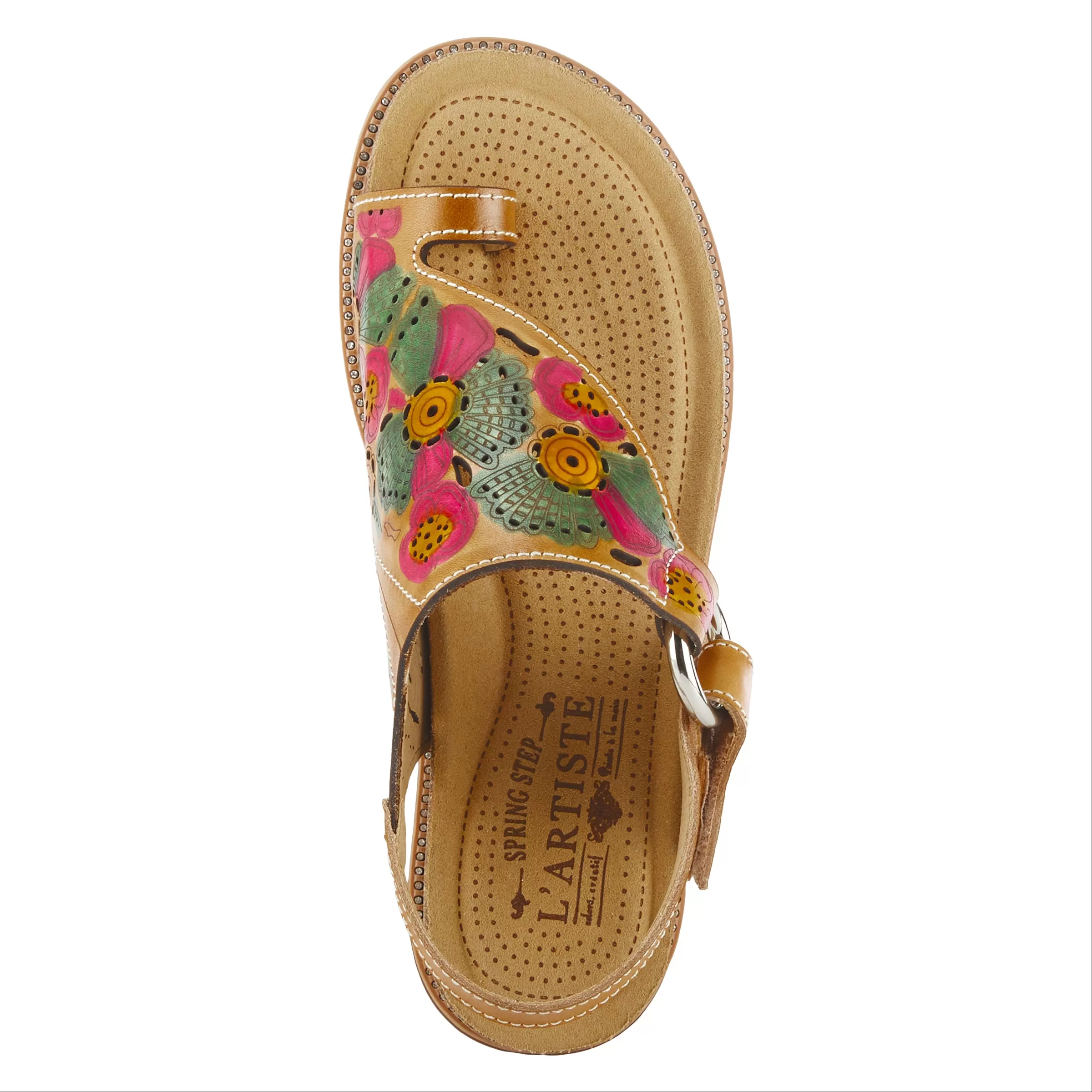 L'ARTISTE SAMYA TOE LOOP SANDALS