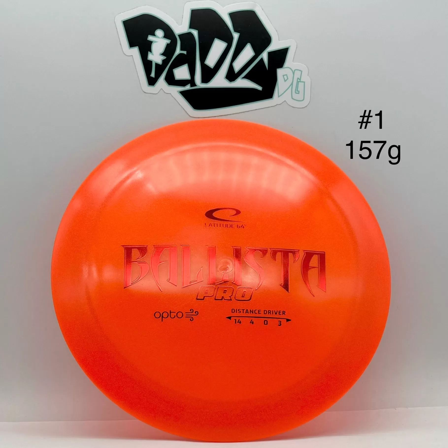 Latitude 64 Ballista Pro Opto Air Distance Driver