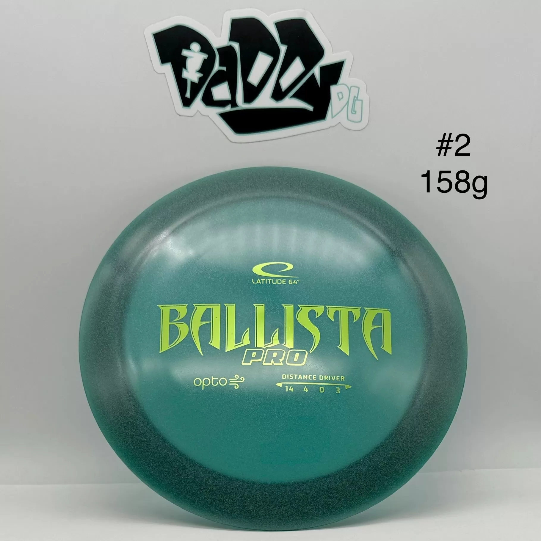 Latitude 64 Ballista Pro Opto Air Distance Driver