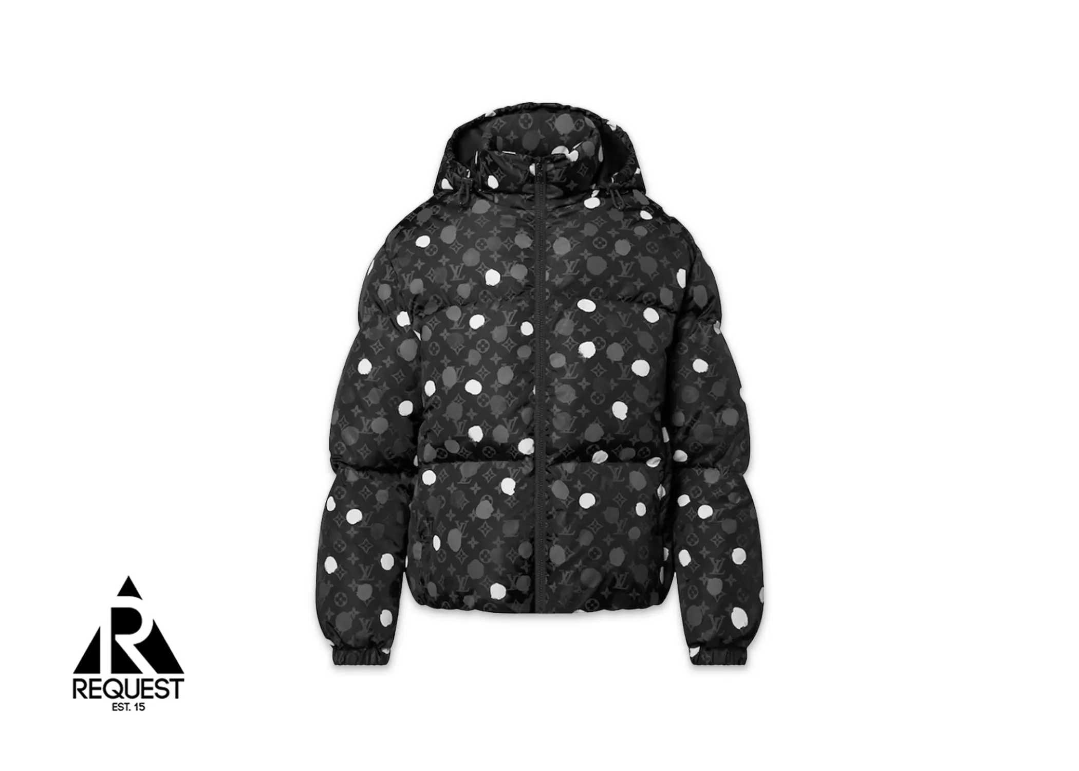 Louis Vuitton x Yayoi Kusama Monogram Painted Dots Blouson Puffer Black/White