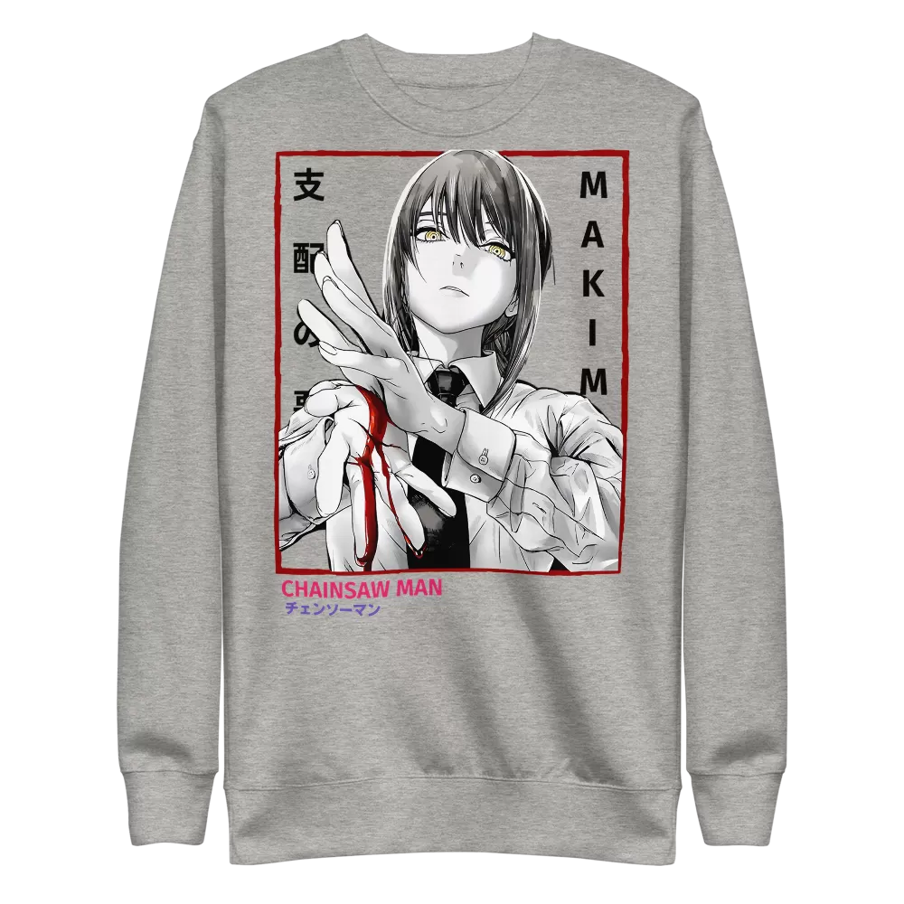 Makima Crewneck Sweatshirt Chainsaw Man