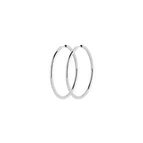 Maria Black Senorita Par 35 Hoop Silver