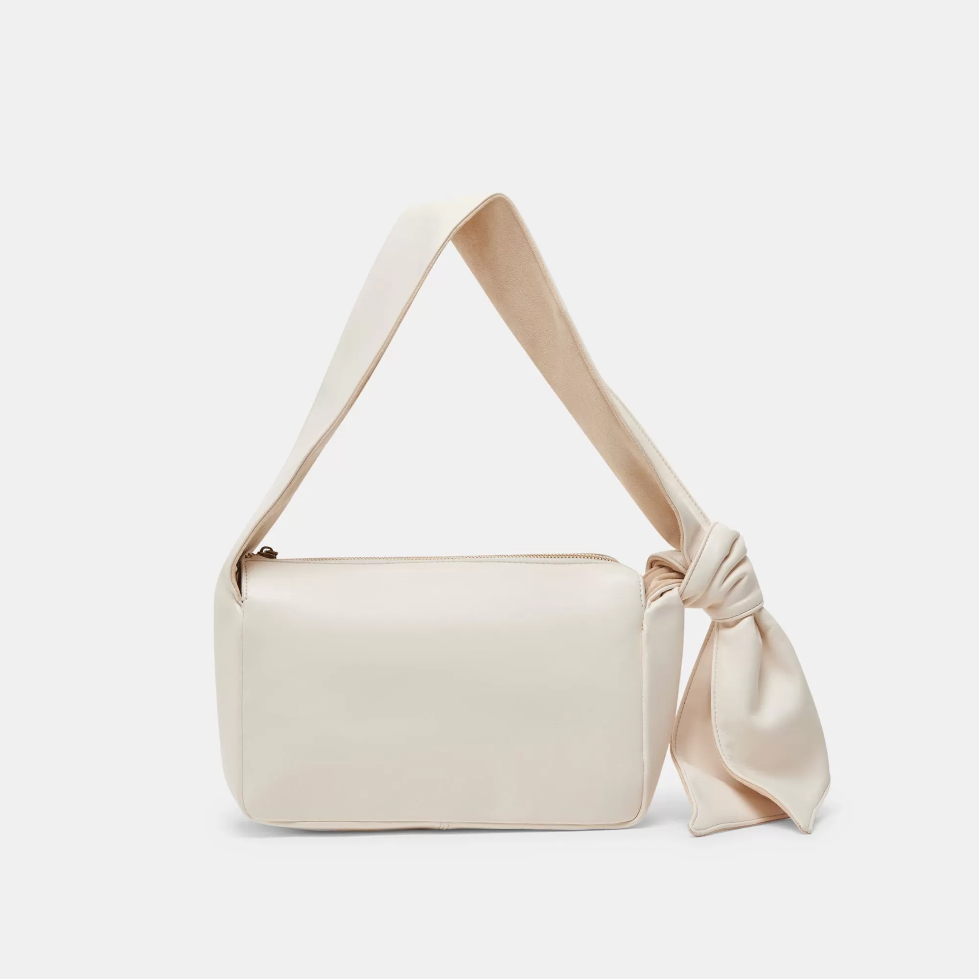 MAUDE SHOULDER BAG WHITE FAUX LEATHER