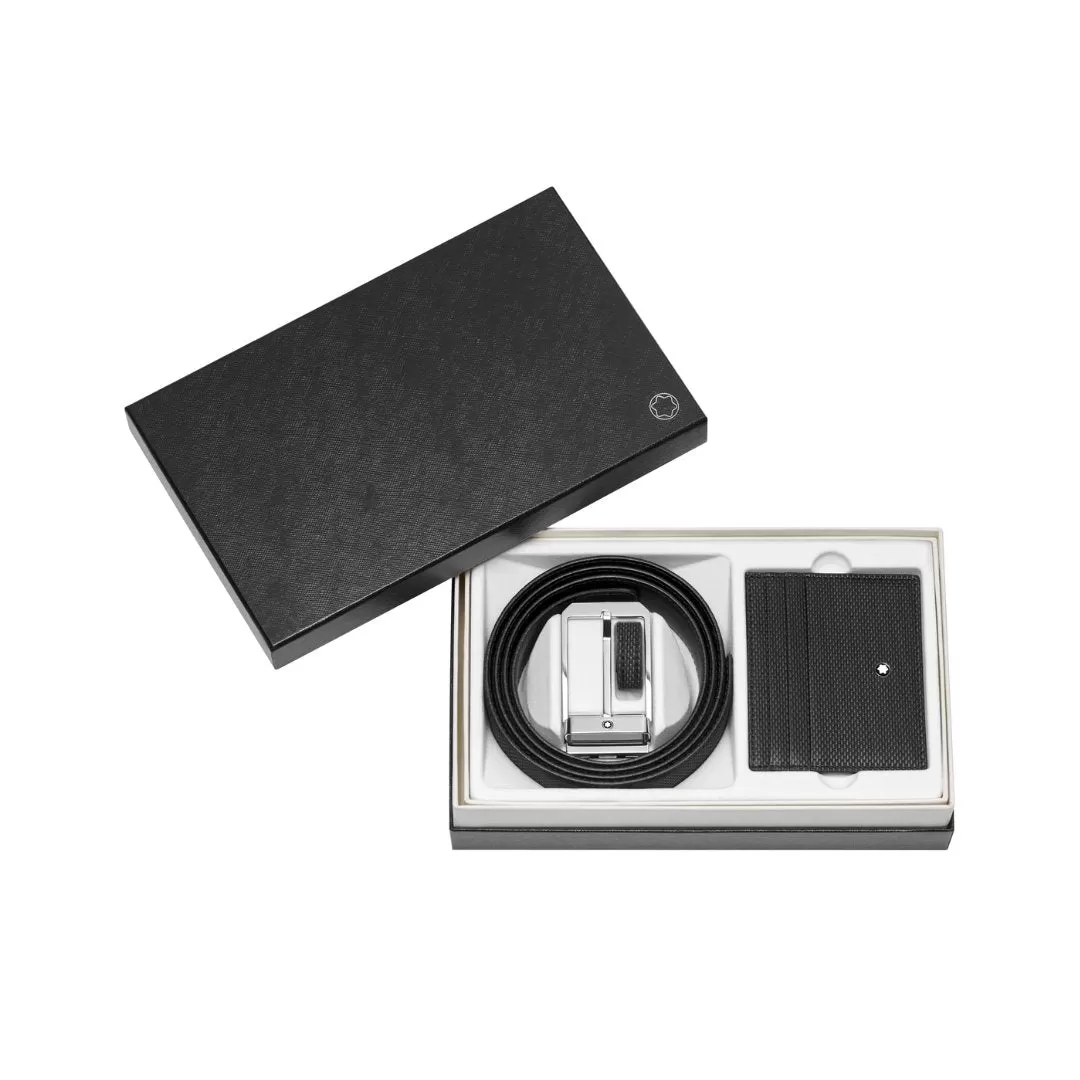 Montblanc Belt and pocket holder 6cc gift set