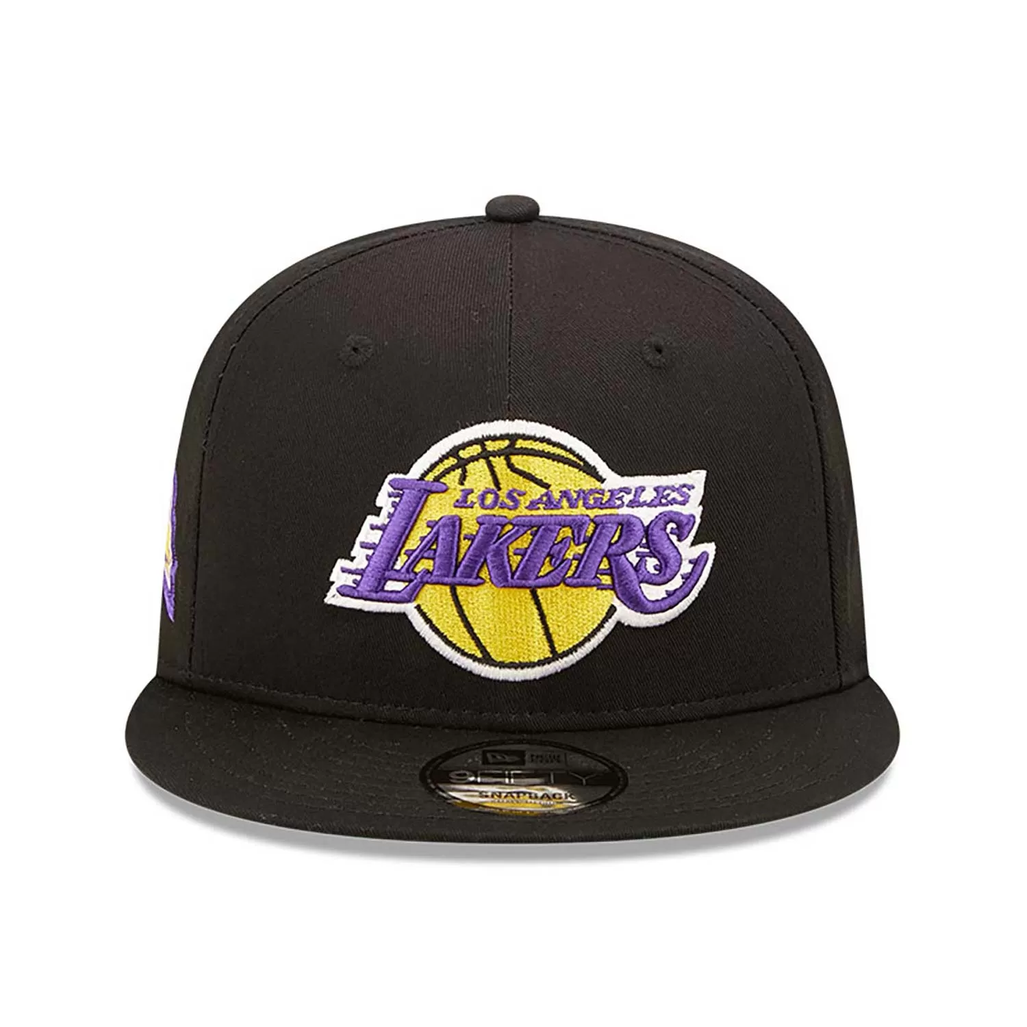 NEW ERA LA Lakers Team Side Patch Black 9FIFTY Snapback Cap