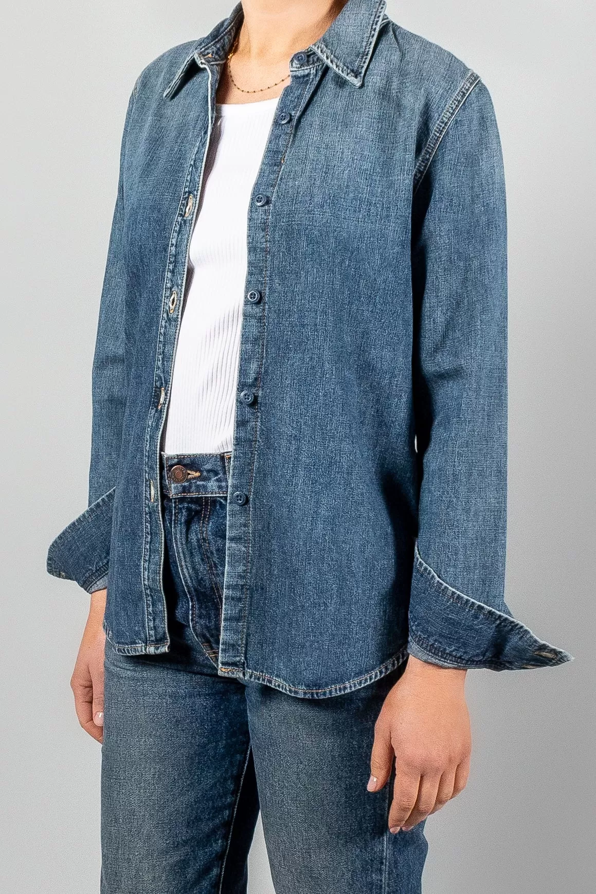 Nili Lotan Marlise Denim Shirt