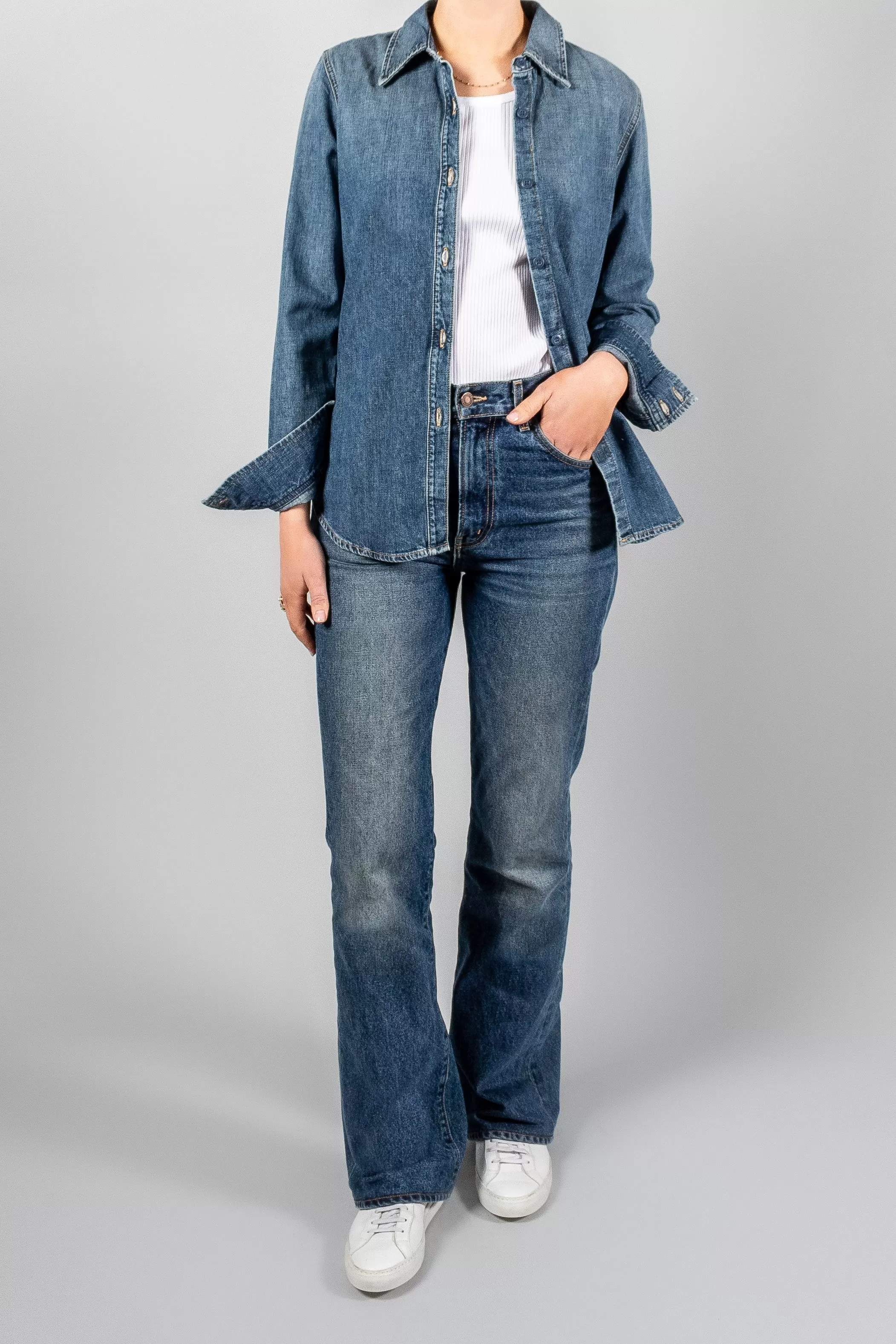 Nili Lotan Marlise Denim Shirt