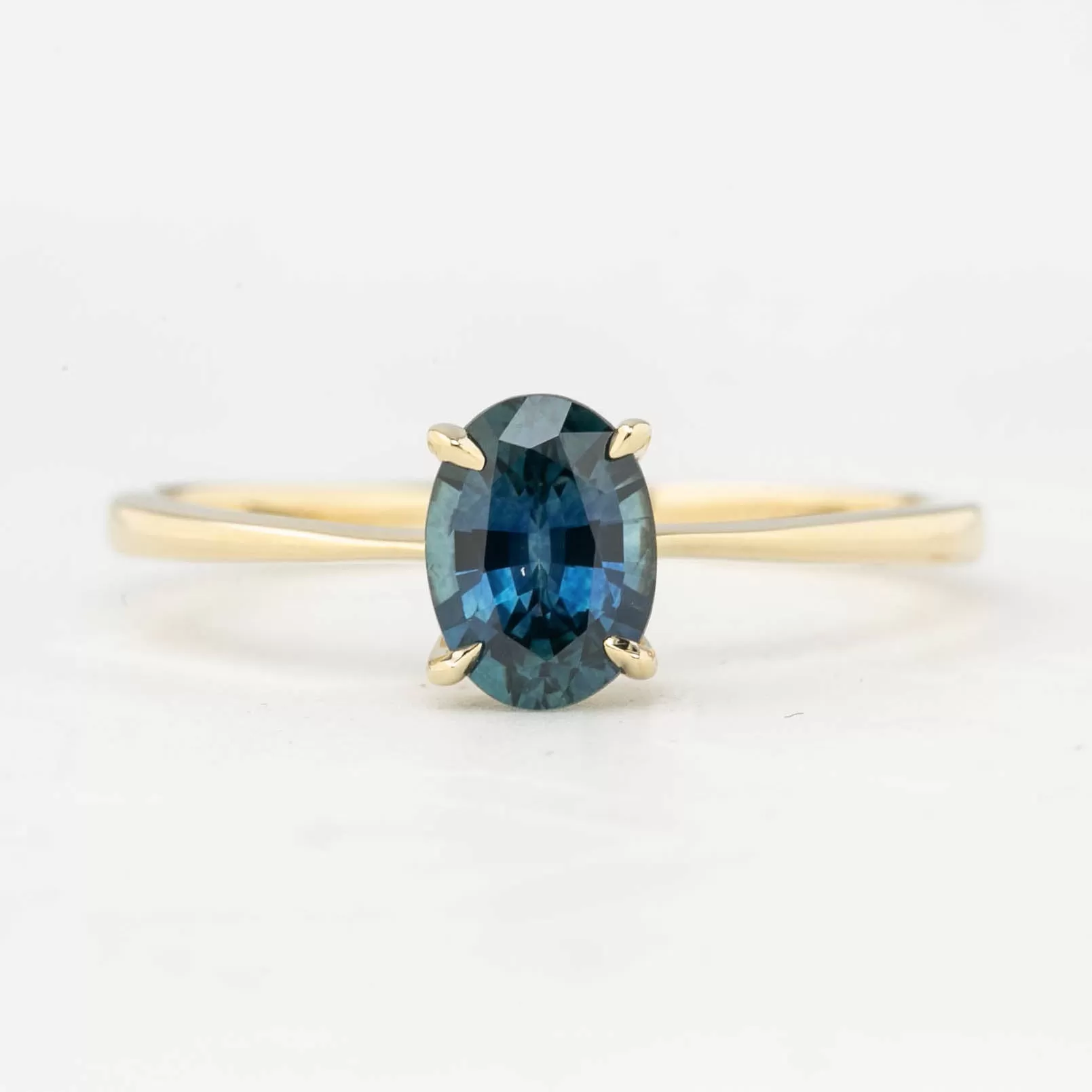 Nina Ring - 0.93ct Blue Montana Sapphire Ring (One of a kind)