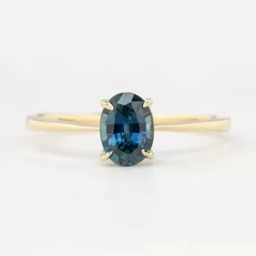 Nina Ring - 0.93ct Blue Montana Sapphire Ring (One of a kind)