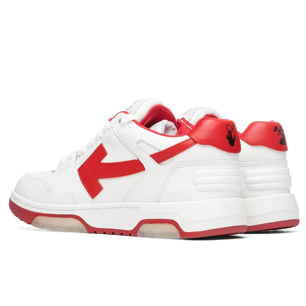 Out of Office Calf Leather - White/Red