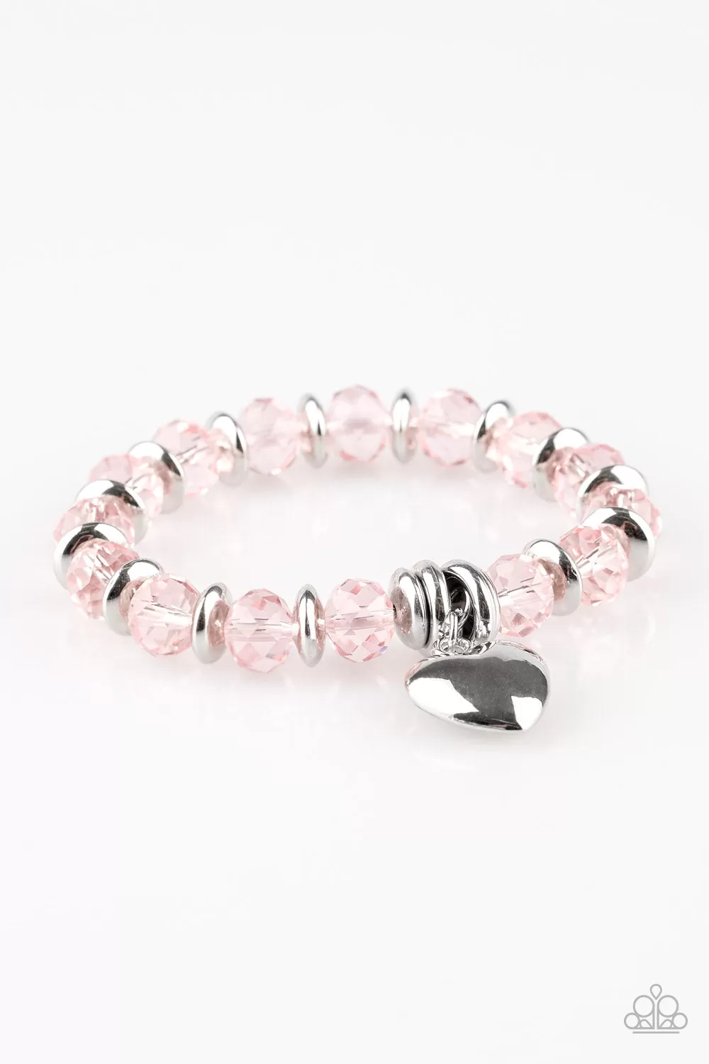 Paparazzi Accessories  - Need I Say Amour #B219 Peg - Pink Bracelet