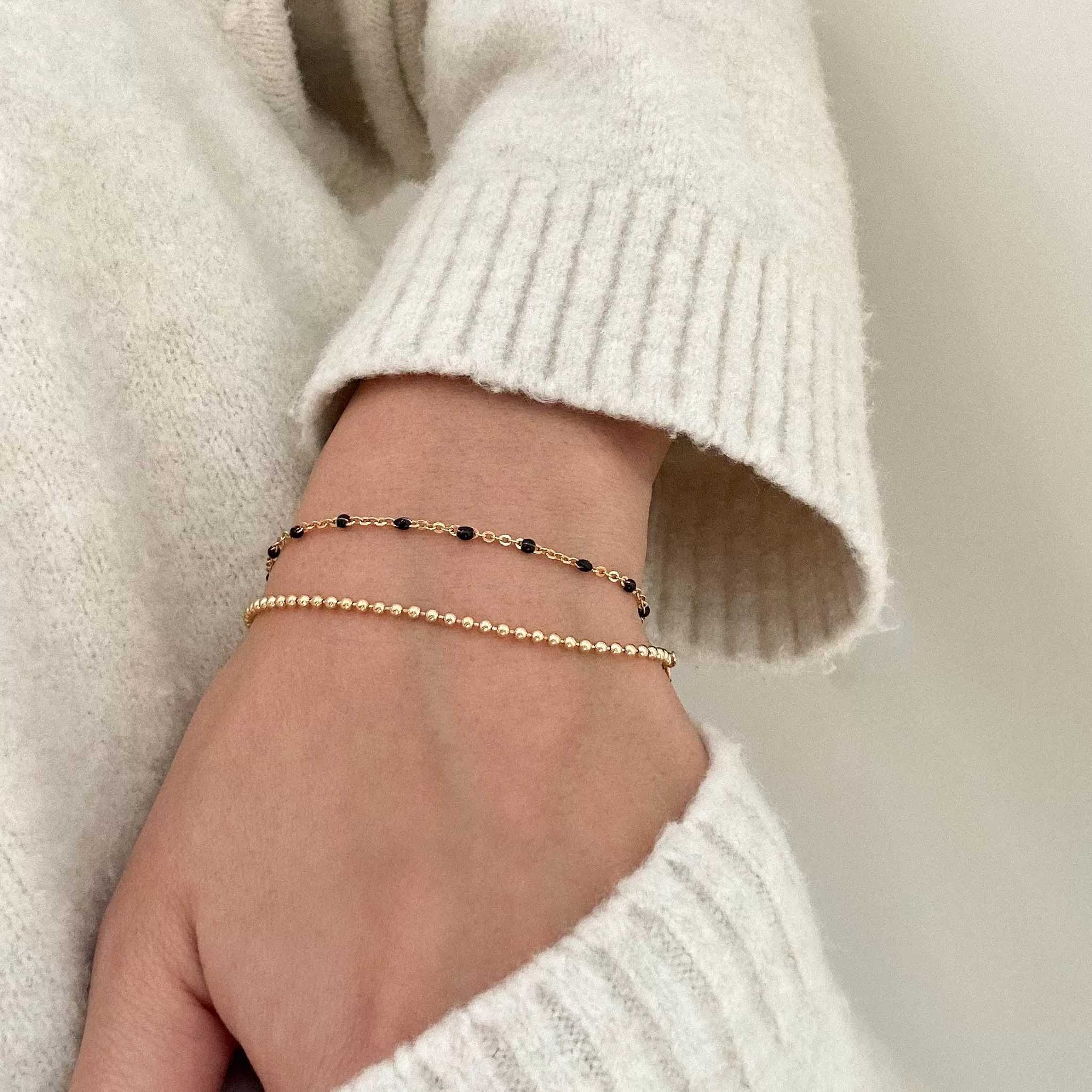 Pebble Bracelet - 14K Gold