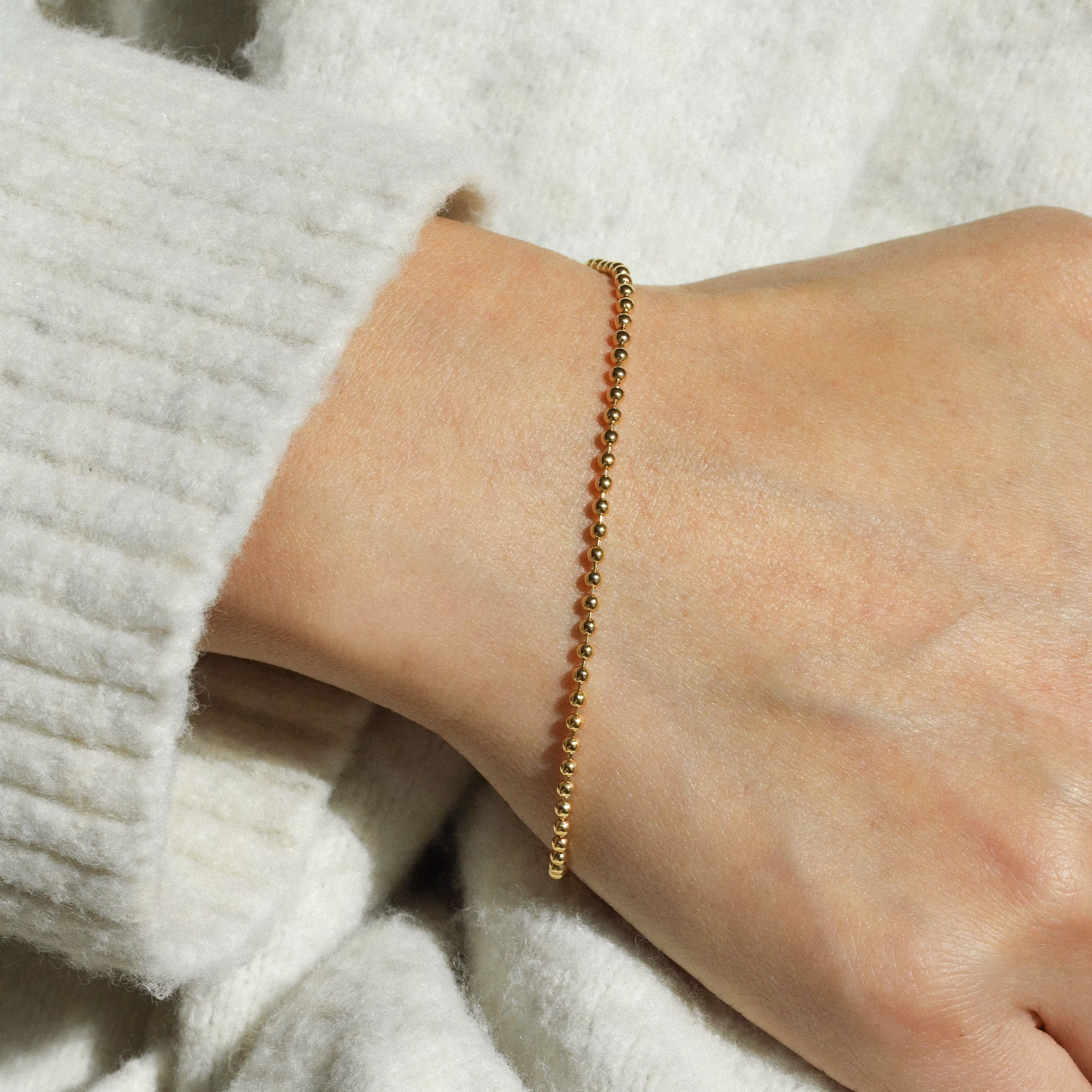 Pebble Bracelet - 14K Gold