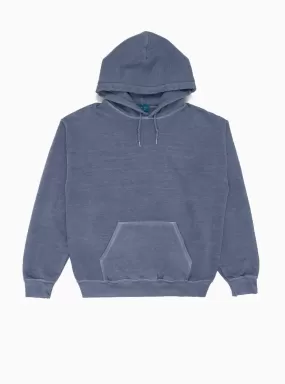 Pigment Dyed Hoodie Navy