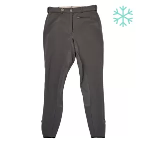 Pikeur 'Lugana' Full Seat Winter Breeches in Anthracite - Women's 30L