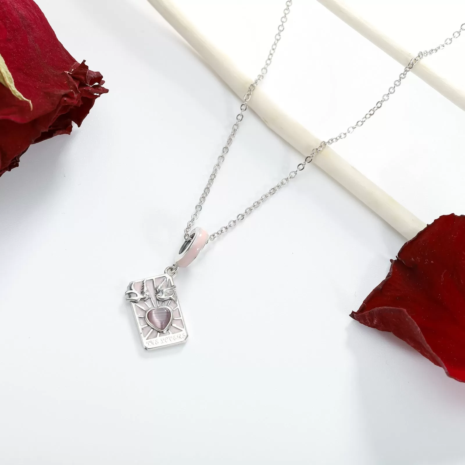 Pink Tarot Necklace