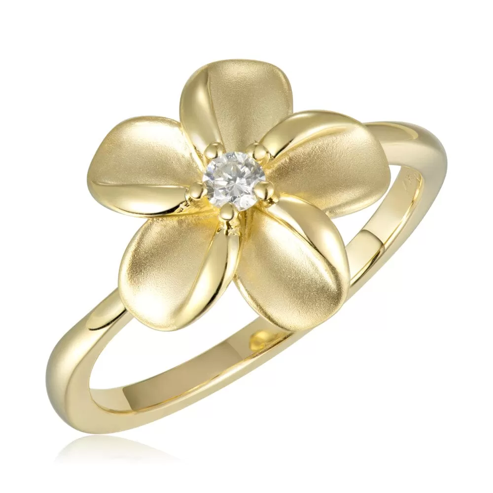 Plumeria Ring