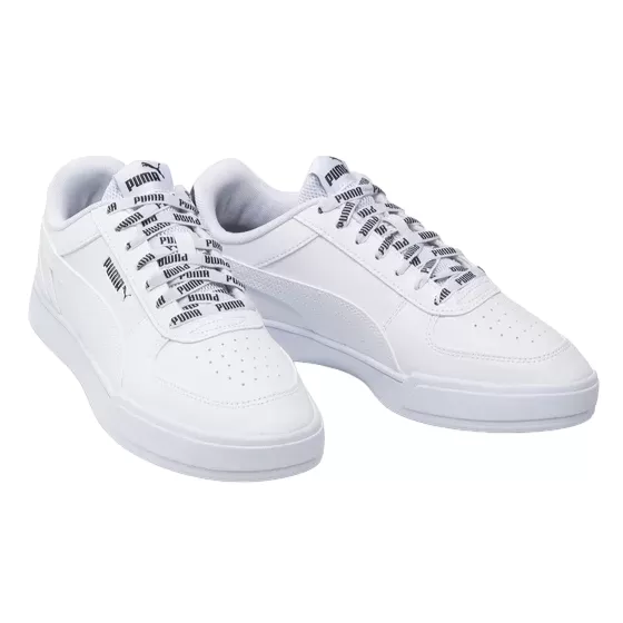 Puma men's sneakers shoe Caven Logomania 383857-01 white