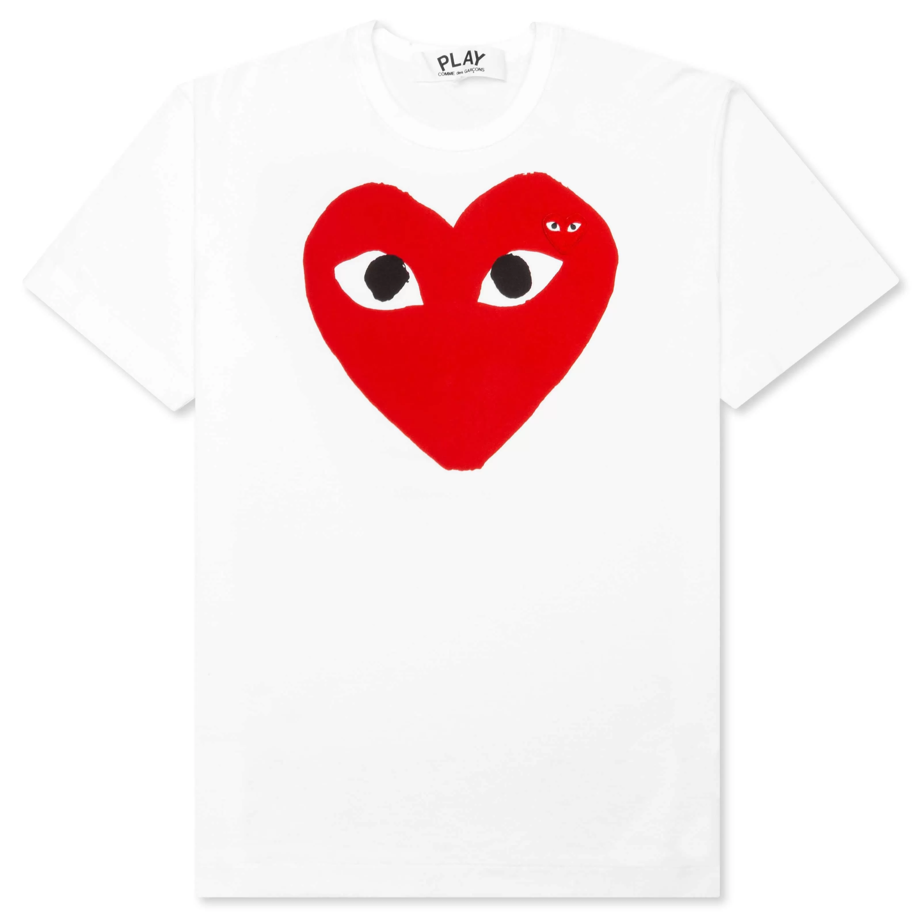 Red Emblem Heart T-Shirt - White/Red