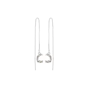 Remy Silver Plated Pull Through Earrings