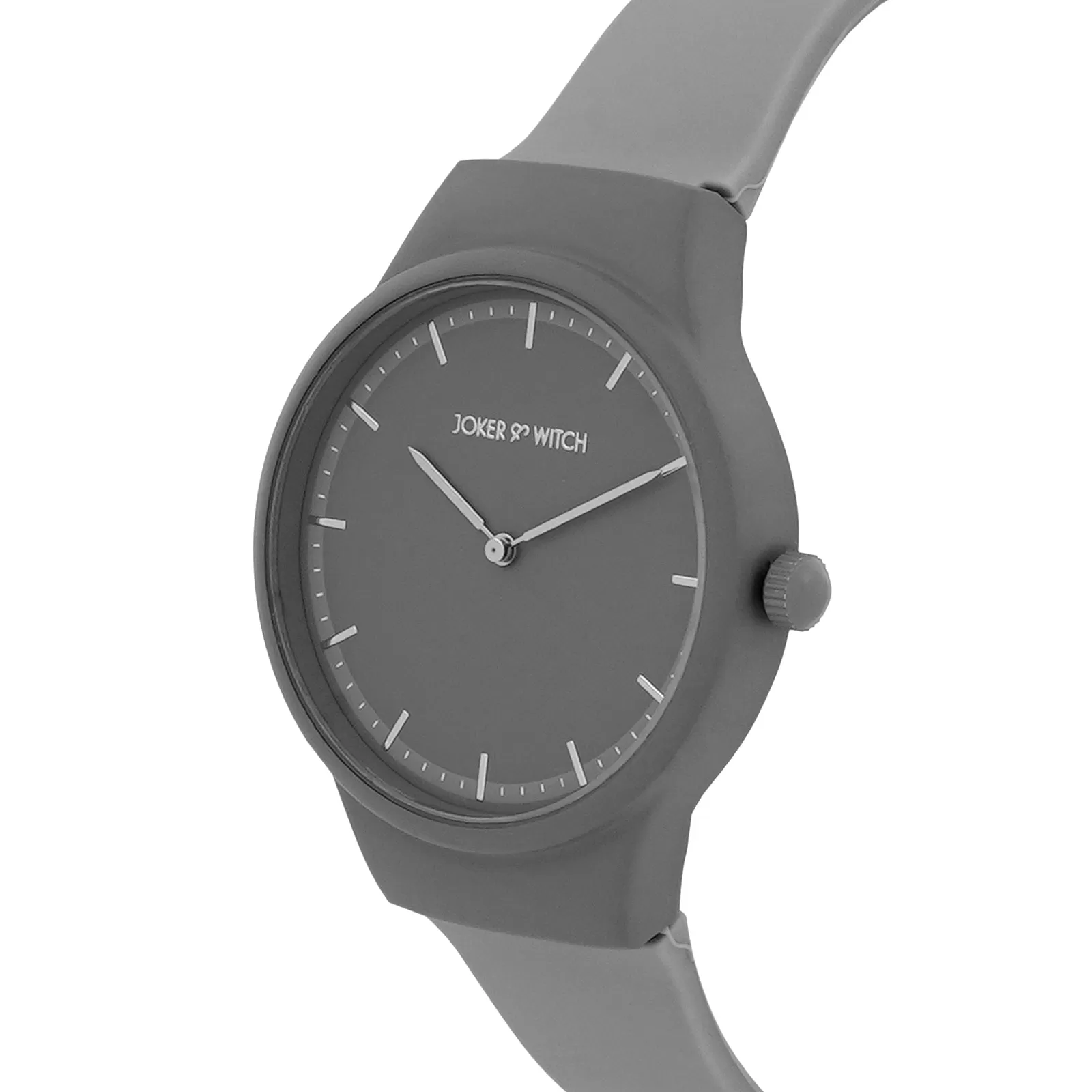 Riviera Grey Silicone Strap Watch