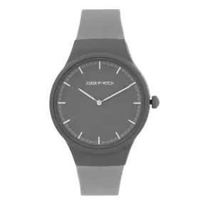 Riviera Grey Silicone Strap Watch