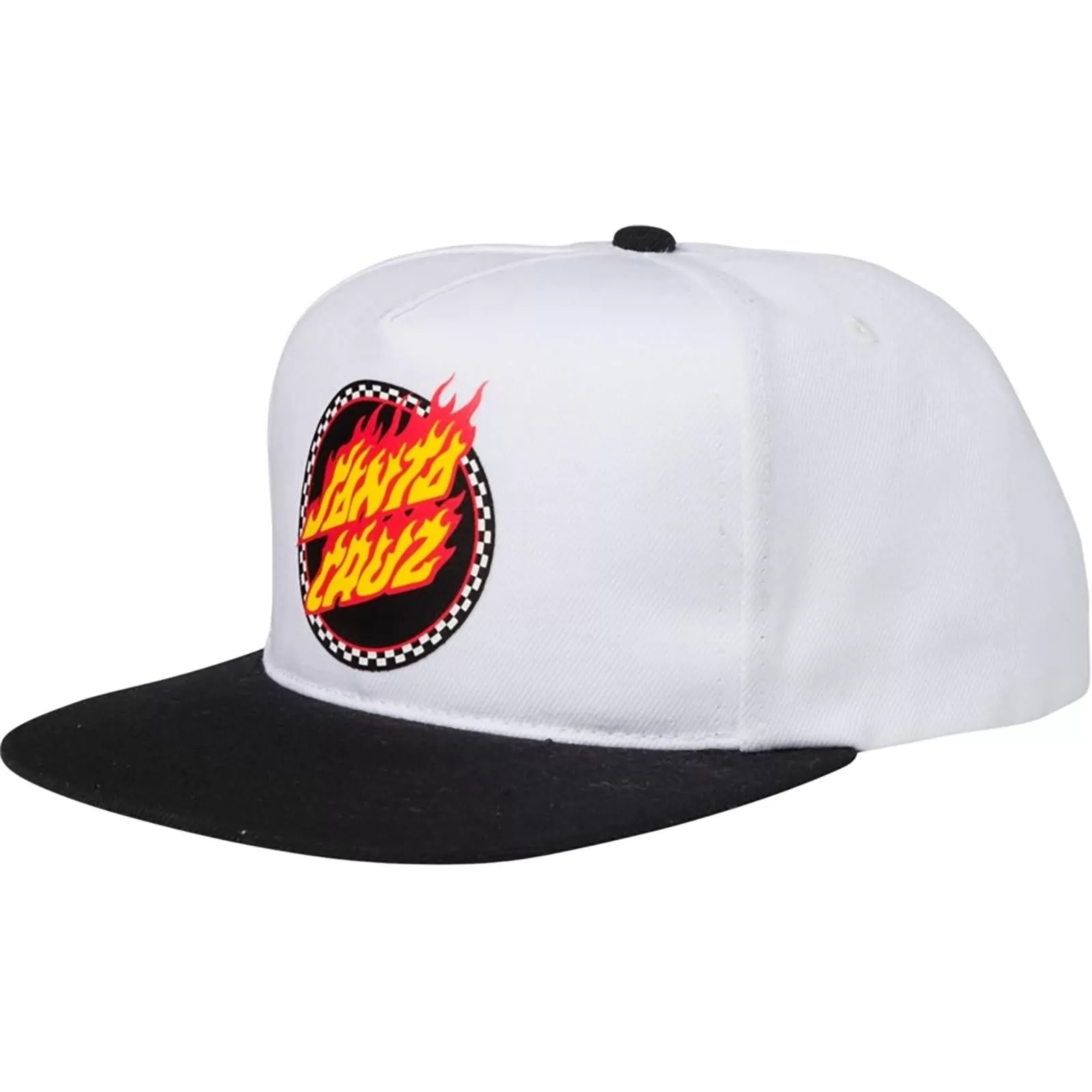 Santa Cruz Check Ringled Flamed Dot Men's Snapback Adjustable Hats (Brand New)