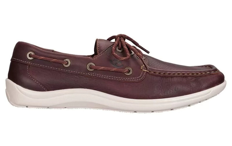 SAS Men's Decksider Lace Up Boat Shoes - New Briar