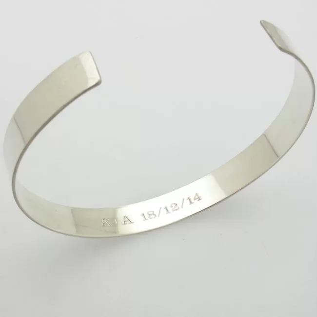 Secret Message Sterling Silver Bracelet