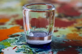 Shot Glass with Cremation Ash