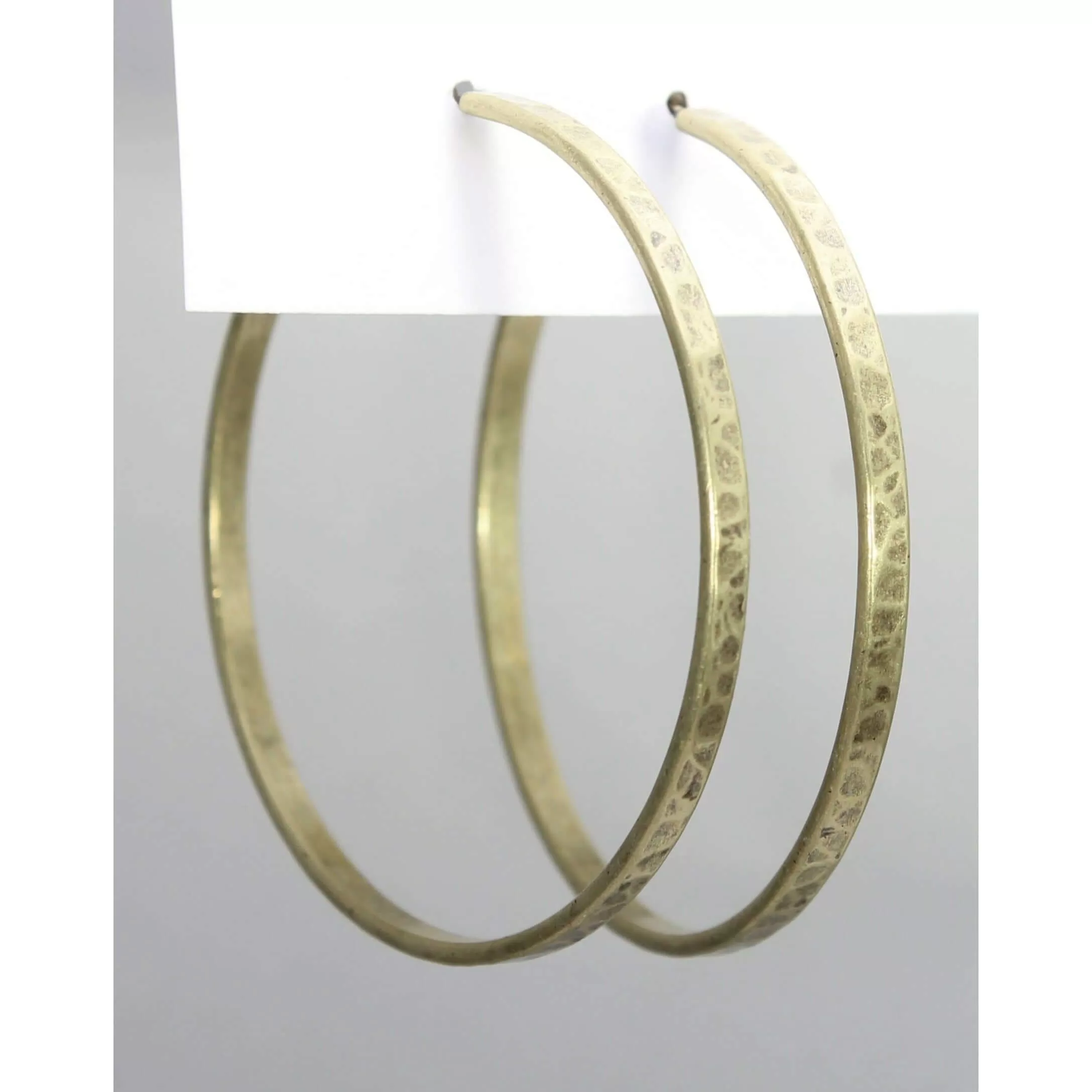 Simple Large Hoop Earrings