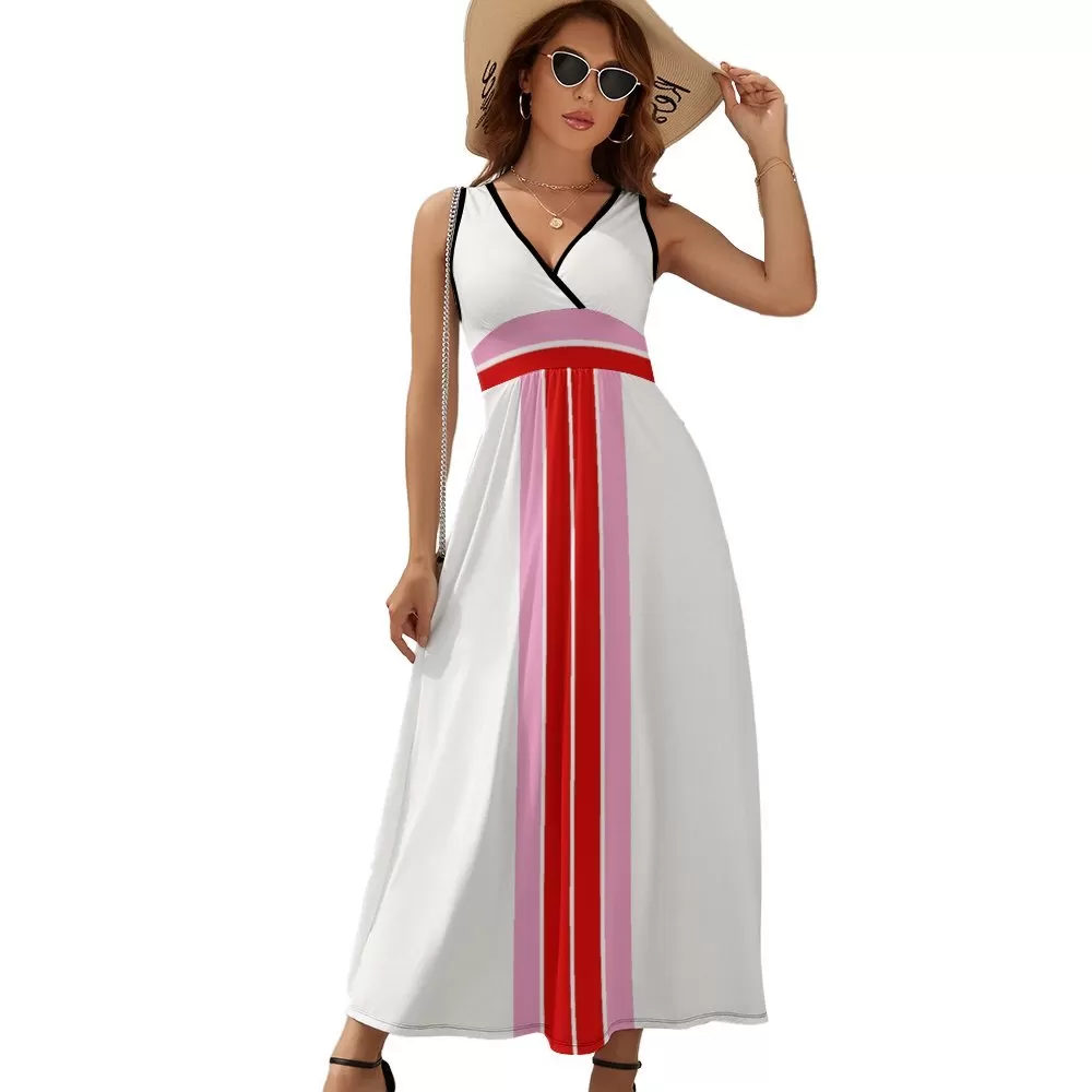 Sleeveless Long Dress (NZ028) Sleeveless dress