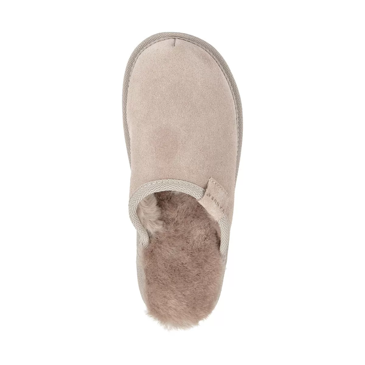 SOAY Men's beige sheep slippers