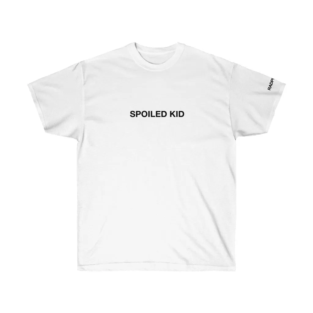 SPOILED KID PRINT LOGO TEE - WHITE