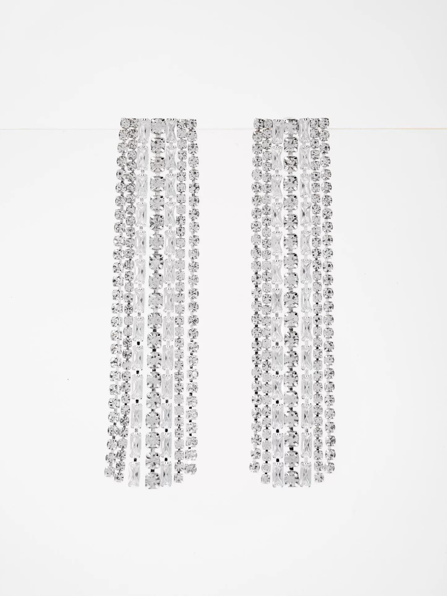 Stella Statement Drop Rhinestone Earrings